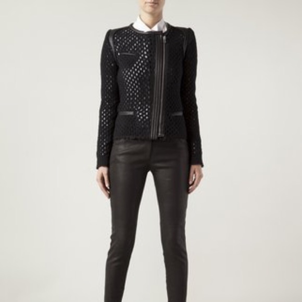 IRO Black Textured Jacket - Picture 2 of 7